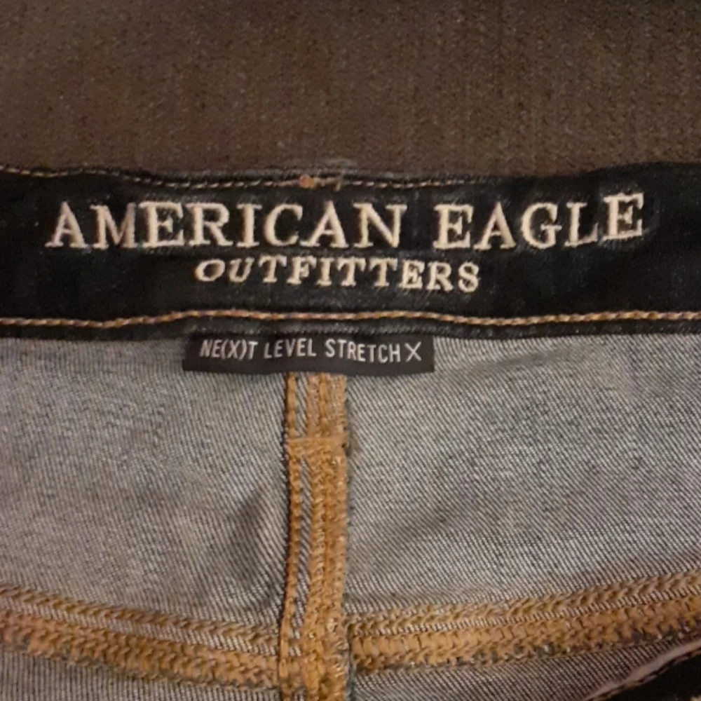 American Eagle Outfitters Dark Blue Women Jeans Overalls - Picture 3 of 5